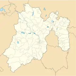 Location of the municipality in Mexico State