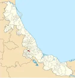 Location in Veracruz