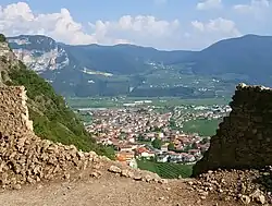 Mezzocorona from Castel San Gottardo