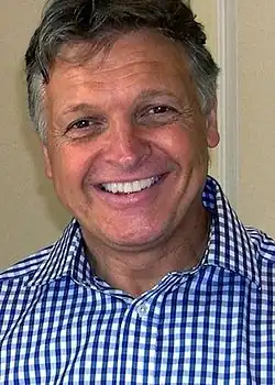 Michael Knighton at a wedding reception, June 2004