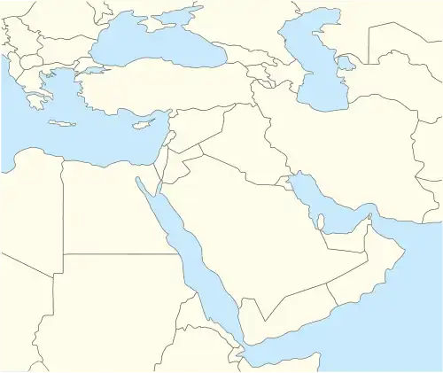 Al Asad is located in Middle East