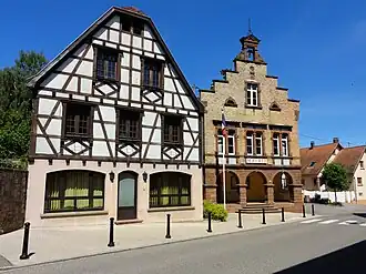 The town hall in Mietesheim