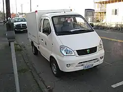 Miles ZX40ST electric truck based on the first generation Hafei Minyi