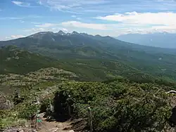 Southern Yatsugatake from the NNW