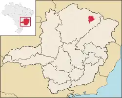 Location in Minas Gerais