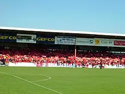 The old trubine, during a provincial derby against Burgos CF.