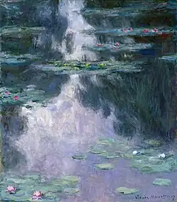 Claude Monet, Water Lilies (Nympheas) (1907), 92.1 × 81.2 cm