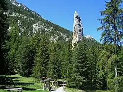 Monolithe of Sardières (93 m)