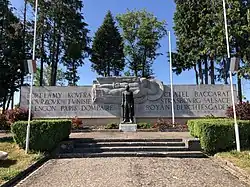 Monument to the battle at Madonne-et-Lamerey
