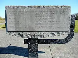 Monument showing the architects and constructors etc. of the bridge
