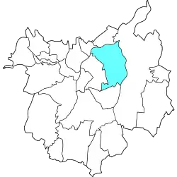 Location of Moravská Ostrava a Přívoz in Ostrava