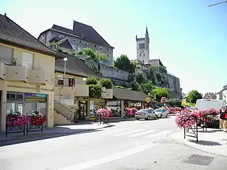 The centre of Morestel