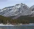 Mount Astley seen from Lake Minnewanka