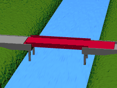 Retractable bridge (Thrust bridge)
