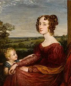 Mrs William Wilberforce and Child, 1824