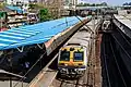 Local train at Vile Parle station