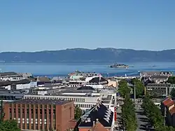 View from Trondheim city centre in 2010