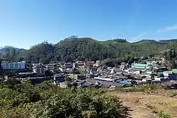 A view of Munnar town