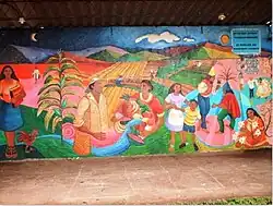 Mural at Perquin