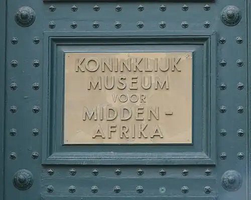 Portal of the Royal Museum for Central Africa (Dutch name shown)