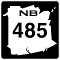 Route 485 marker