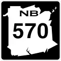 Route 570 marker