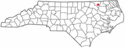 Location of Lasker, North Carolina