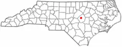 Location of Wilsons Mills, North Carolina