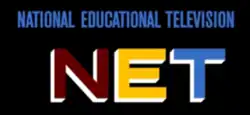 One of NET's last on-screen identification bumpers calling it "National Educational Television" (from 1968); by then, it was referred to as "the public television network", and the full name was no longer seen there.