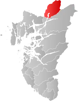 Sauda within Rogaland