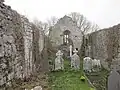 The nave of the 14th century ruins in Kilkeedy Church