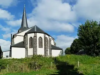 The church in Nébouzat