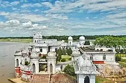 View of Neermahal from the birds eye