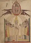 Folio 6v: Ascension of Jesus