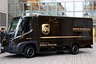 Modec electric-powered van in Germany