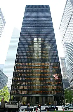 Seagram Building, New York City, by Ludwig Mies van der Rohe, 1958[275]
