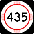 State Road 435 marker