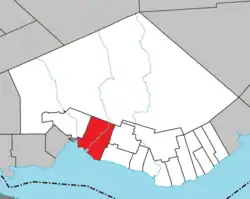 Location within Bonaventure RCM
