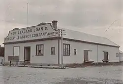 Grain store, Rakaia, Canterbury, 1920