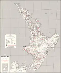 North Island counties in 1981