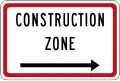 Construction Zone (to the right)
