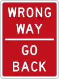 Wrong Way - Go Back