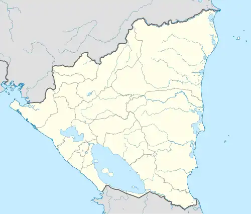 Map showing the location of Cerro Guabule Nature Reserve