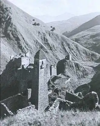 Ruins of the village Nikaroy