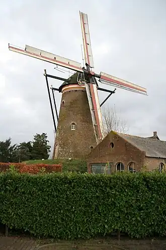 Monumental windmill built in 1850