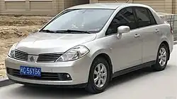 Pre-facelift Nissan Tiida sedan (China)