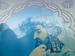 Depiction of Hasanoghlu in the Nizami Museum of Azerbaijan Literature in Baku