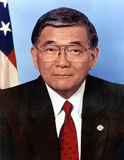 Norman Y. Mineta Secretary of Transportation (announced January 2, 2001)[55]