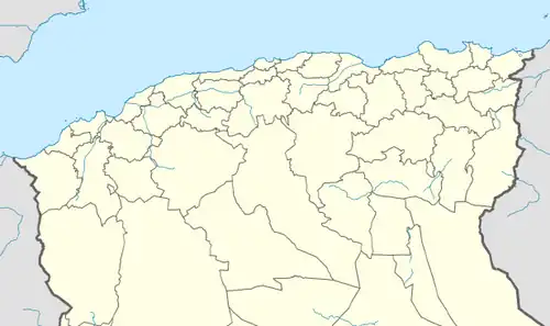 2015–16 Algerian Men's Volleyball League is located in Northern Algeria