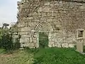 Noughaval medieval church, entrance